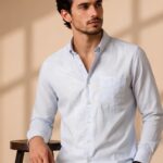 Premium Formal Shirt Sky Blue for Men