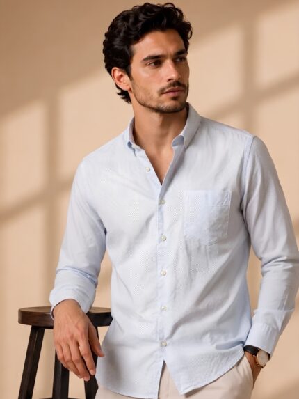 Premium Formal Shirt Sky Blue for Men