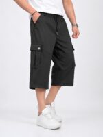 Men’s Premium 3 Quarter Cargo Pants Interlock Fabric - Image 2