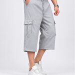 Men’s Premium 3 Quarter Cargo Pants Interlock Fabric