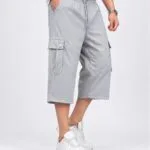 Men’s Premium 3 Quarter Cargo Pants Interlock Fabric