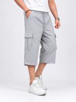 Men’s Premium 3 Quarter Cargo Pants Interlock Fabric