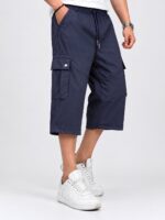 Men’s Premium 3 Quarter Cargo Pants Interlock Fabric - Image 5