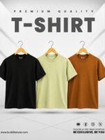 3-Piece Premium Dropshoulder T-Shirt Combo for Men - Image 2