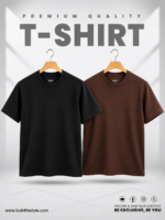 2-Piece Premium Dropshoulder T-Shirt Combo for Men