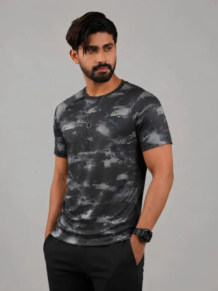 PUMA Sport Camo Men's Short Sleeve T-Shirt - Image 2
