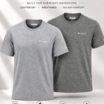 Columbia T-Shirt – Light Grey & Dark Grey