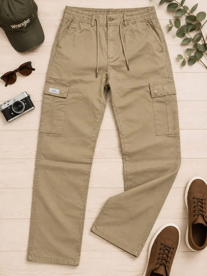 6 Pocket Baggy Fit Cargo Pants - Image 3