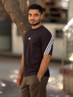 Adidas 3 Stripes Drop Shoulder T-Shirt - Image 6